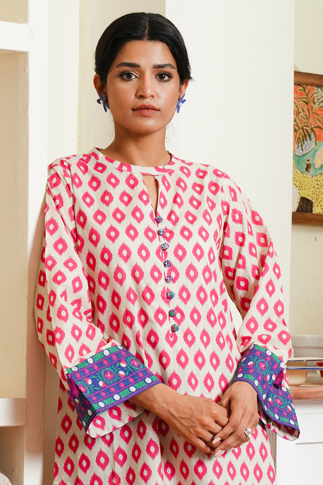 Zellbury | Unstitched 2 Piece Cambric | Shirt Shalwar - 0098 - House Of Hania