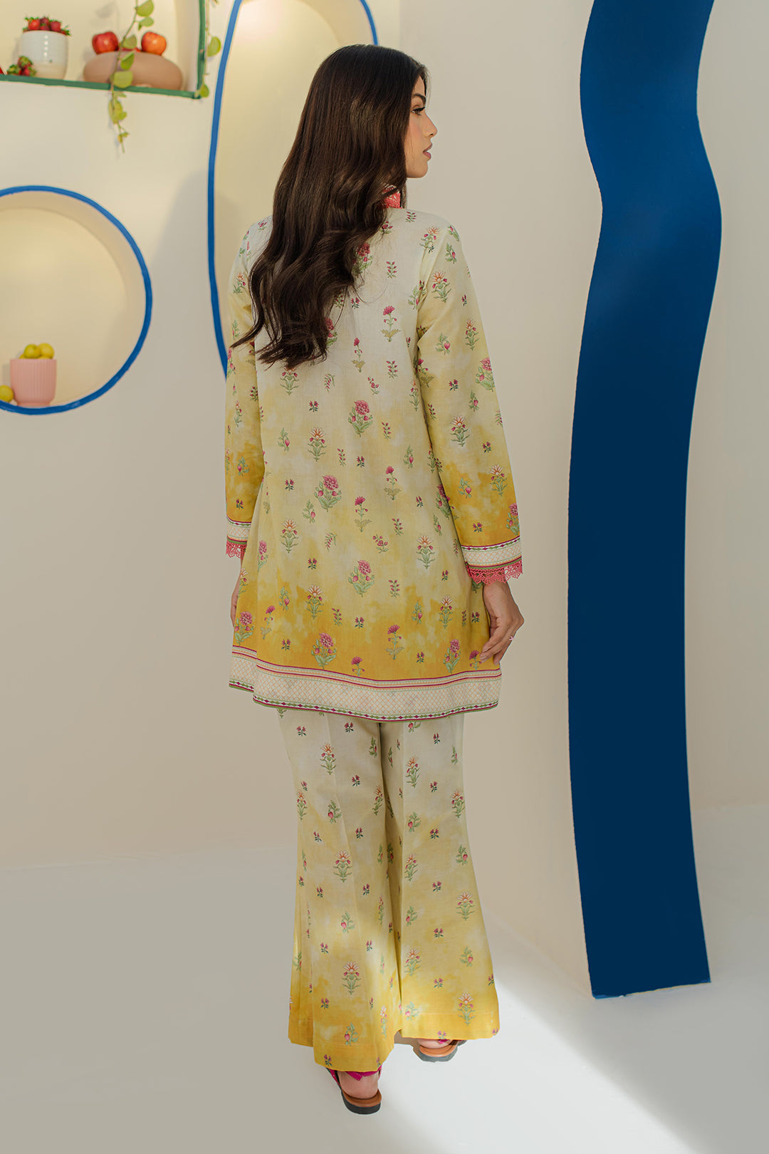 Zellbury | Unstitched 2 Piece Cambric | Shirt Shalwar - 0101 - House Of Hania