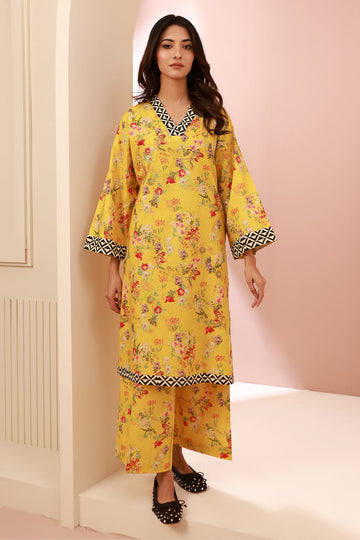 Zellbury | Unstitched 2 Piece Cambric | Shirt Shalwar - 0609 - House Of Hania