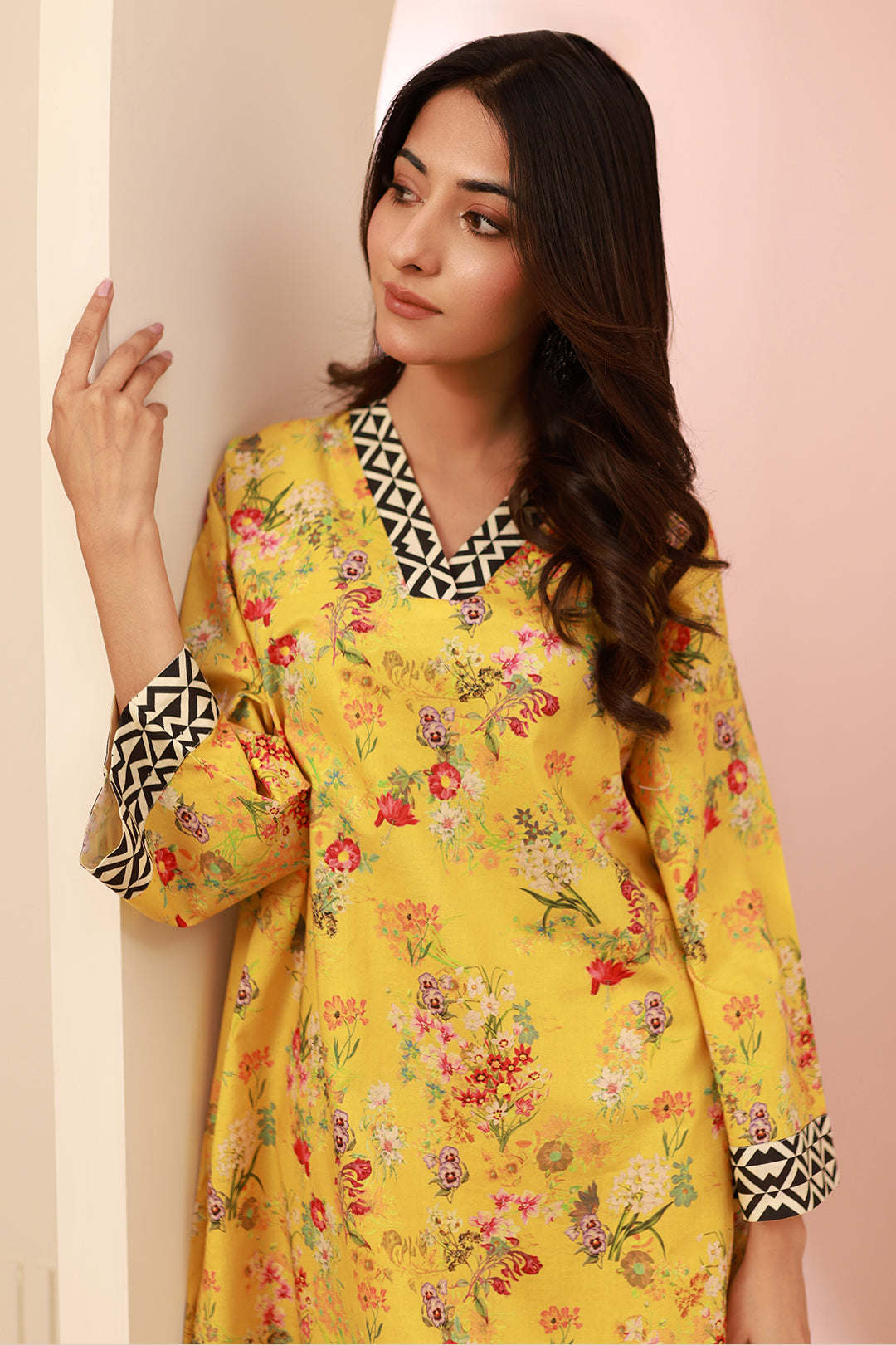 Zellbury | Unstitched 2 Piece Cambric | Shirt Shalwar - 0609 - House Of Hania