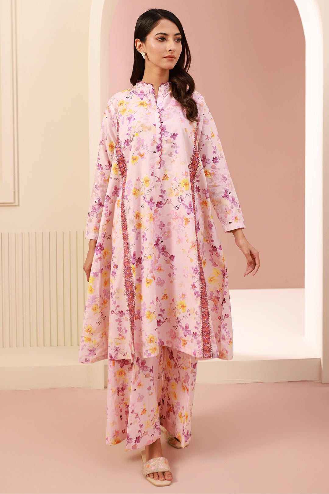 Zellbury | Unstitched 2 Piece Cambric | Shirt Shalwar - 0610 - House Of Hania