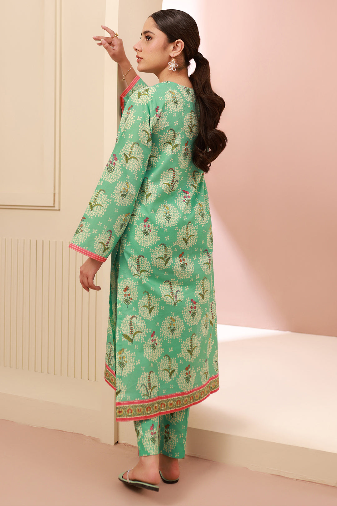 Zellbury | Unstitched 2 Piece Cambric | Shirt Shalwar - 0612 - House Of Hania