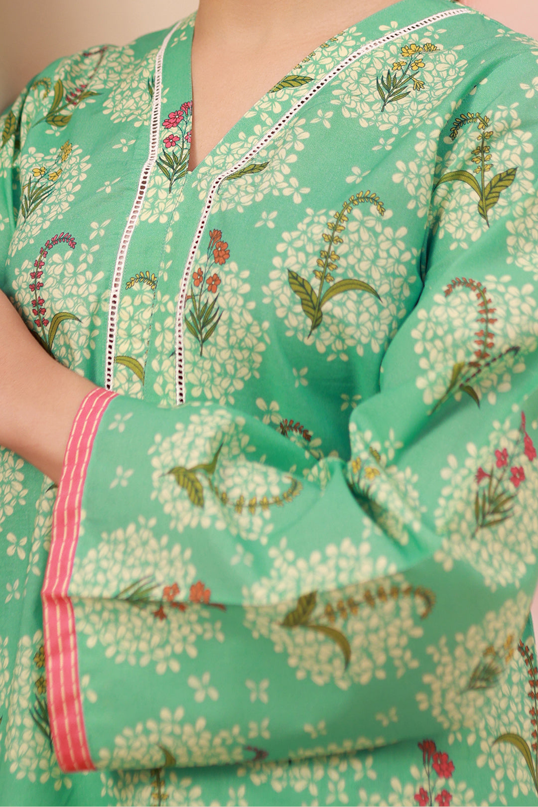 Zellbury | Unstitched 2 Piece Cambric | Shirt Shalwar - 0612 - House Of Hania