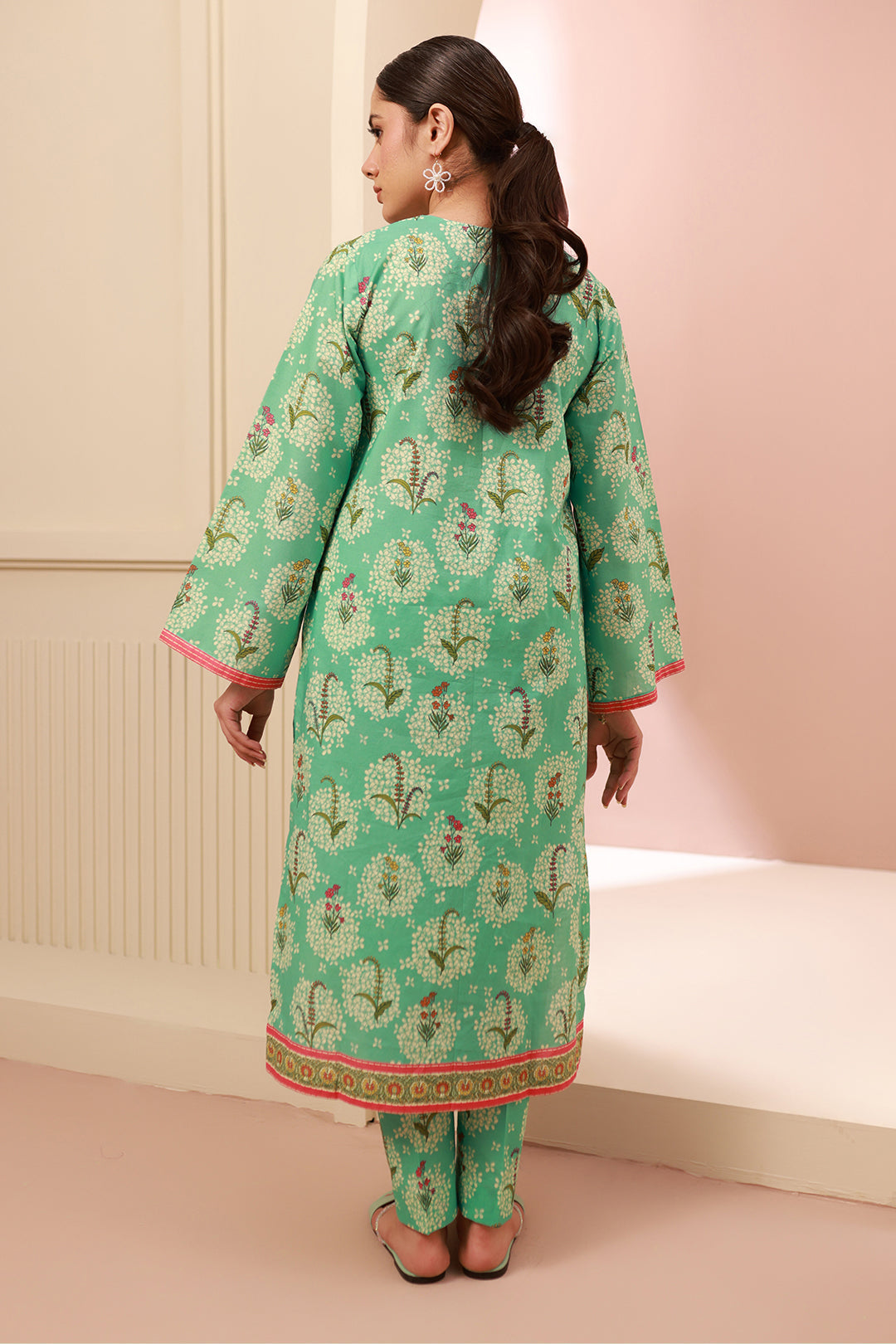 Zellbury | Unstitched 2 Piece Cambric | Shirt Shalwar - 0612 - House Of Hania