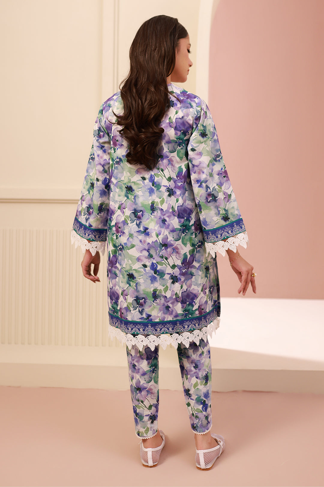 Zellbury | Unstitched 2 Piece Cambric | Shirt Shalwar - 0613 - House Of Hania