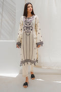 Zellbury | Unstitched 2 Piece Jacquard | Embroidered Shirt Shalwar - 0657 - House Of Hania