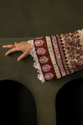 Zellbury | Unstitched 2 Piece Khaddar | Embroidered Shirt Dupatta - 0171 - House Of Hania