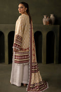 Zellbury | Unstitched 2 Piece Khaddar | Embroidered Shirt Dupatta - 0171 - House Of Hania