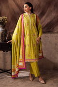 Zellbury | Unstitched 2 Piece Khaddar | Embroidered Shirt Dupatta - 0174 - House Of Hania