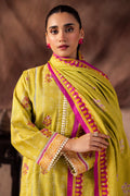 Zellbury | Unstitched 2 Piece Khaddar | Embroidered Shirt Dupatta - 0174 - House Of Hania