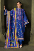 Zellbury | Unstitched 2 Piece Khaddar | Embroidered Shirt Dupatta - 0180 - House Of Hania
