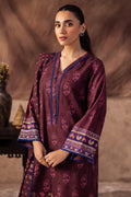 Zellbury | Unstitched 2 Piece Khaddar | Embroidered Shirt Dupatta - 0263 - House Of Hania