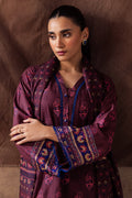 Zellbury | Unstitched 2 Piece Khaddar | Embroidered Shirt Dupatta - 0263 - House Of Hania