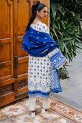 Zellbury | Unstitched 2 Piece Khaddar | Embroidered Shirt Dupatta - 0265 - House Of Hania