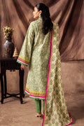 Zellbury | Unstitched 2 Piece Khaddar | Embroidered Shirt Dupatta - 0266 - House Of Hania