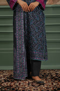 Zellbury | Unstitched 2 Piece Khaddar | Embroidered Shirt Dupatta - 0347 - House Of Hania