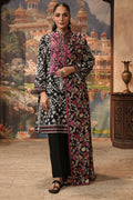 Zellbury | Unstitched 2 Piece Khaddar | Embroidered Shirt Dupatta - 0348 - House Of Hania