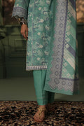 Zellbury | Unstitched 2 Piece Khaddar | Embroidered Shirt Dupatta - 0351 - House Of Hania