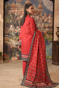Zellbury | Unstitched 2 Piece Khaddar | Embroidered Shirt Dupatta - 0436 - House Of Hania