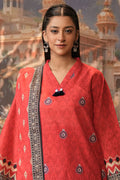 Zellbury | Unstitched 2 Piece Khaddar | Embroidered Shirt Dupatta - 0436 - House Of Hania