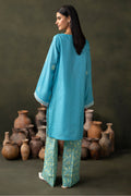 Zellbury | Unstitched 2 Piece Khaddar | Embroidered Shirt Shalwar - 0177 - House Of Hania