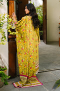 Zellbury | Unstitched 2 Piece Khaddar | Shirt Dupatta - 0158 - House Of Hania