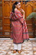 Zellbury | Unstitched 2 Piece Khaddar | Shirt Dupatta - 0250 - House Of Hania