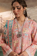 Zellbury | Unstitched 2 Piece Khaddar | Shirt Dupatta - 0331 - House Of Hania