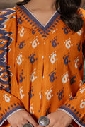 Zellbury | Unstitched 2 Piece Khaddar | Shirt Dupatta - 0335 - House Of Hania