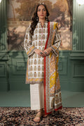 Zellbury | Unstitched 2 Piece Khaddar | Shirt Dupatta - 0336 - House Of Hania