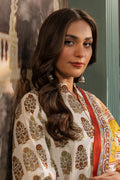 Zellbury | Unstitched 2 Piece Khaddar | Shirt Dupatta - 0336 - House Of Hania