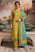 Zellbury | Unstitched 2 Piece Khaddar | Shirt Dupatta - 0423 - House Of Hania