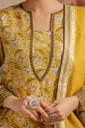 Zellbury | Unstitched 2 Piece Khaddar | Shirt Dupatta - 0424 - House Of Hania