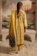 Zellbury | Unstitched 2 Piece Khaddar | Shirt Dupatta - 0424 - House Of Hania