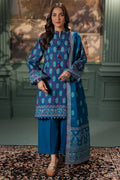 Zellbury | Unstitched 2 Piece Khaddar | Shirt Dupatta - 0425 - House Of Hania