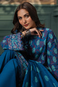 Zellbury | Unstitched 2 Piece Khaddar | Shirt Dupatta - 0425 - House Of Hania