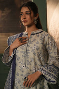 Zellbury | Unstitched 2 Piece Khaddar | Shirt Dupatta - 0426 - House Of Hania