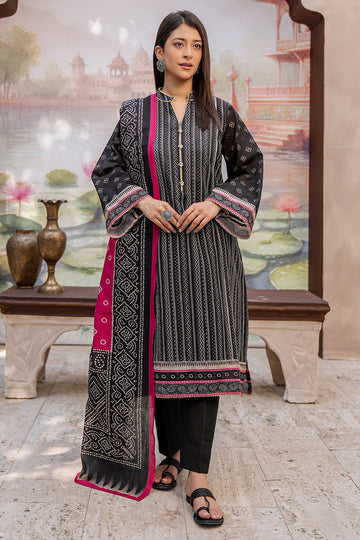 Zellbury | Unstitched 2 Piece Khaddar | Shirt Dupatta - 0428 - House Of Hania