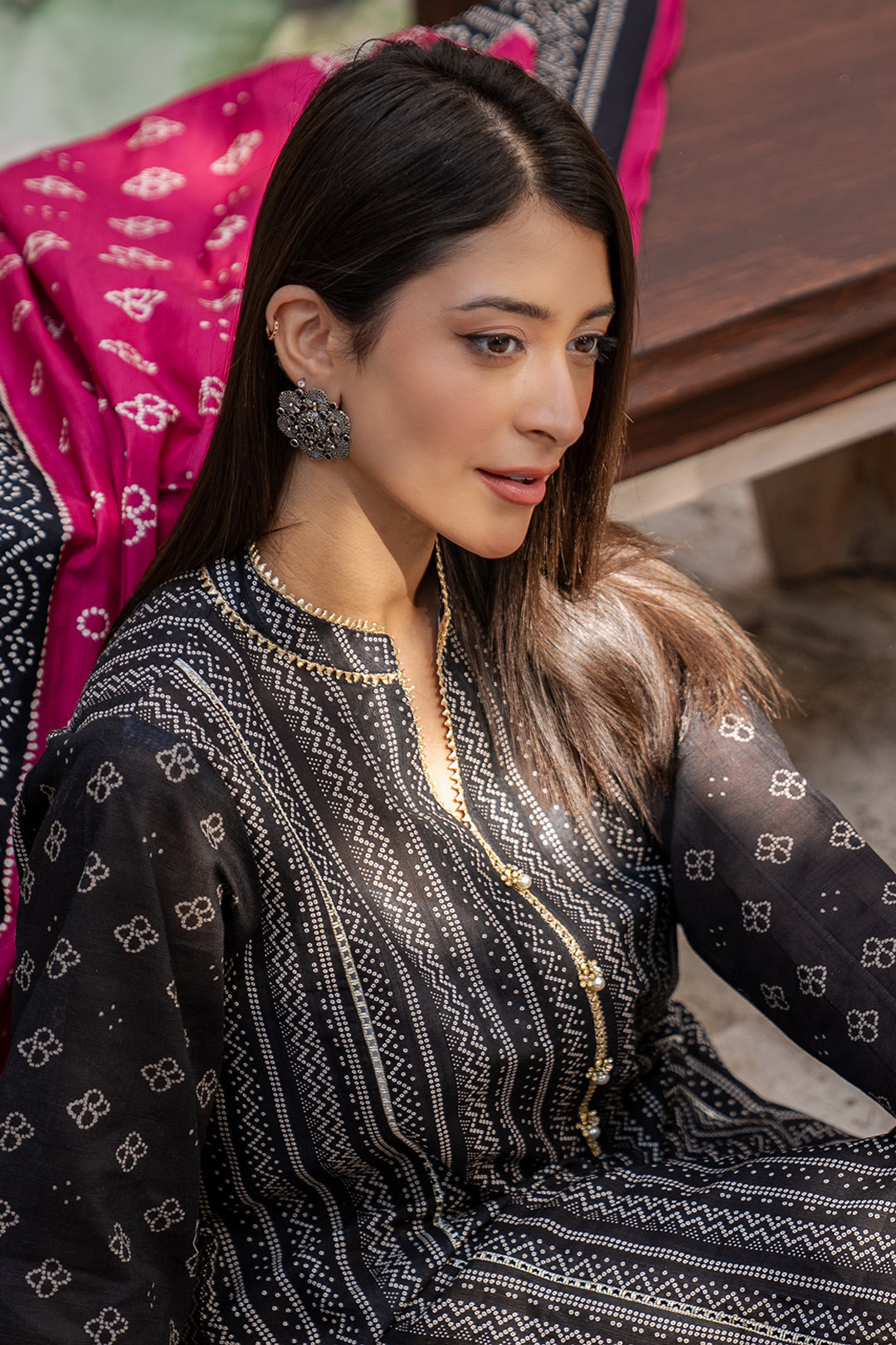 Zellbury | Unstitched 2 Piece Khaddar | Shirt Dupatta - 0428 - House Of Hania