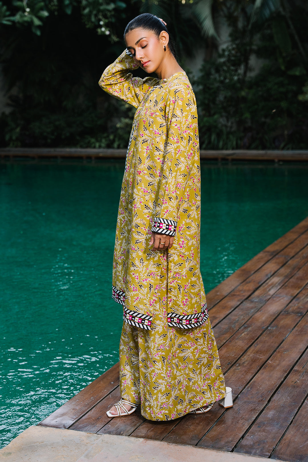 Zellbury | Unstitched 2 Piece Khaddar | Shirt Shalwar - 0164 - House Of Hania
