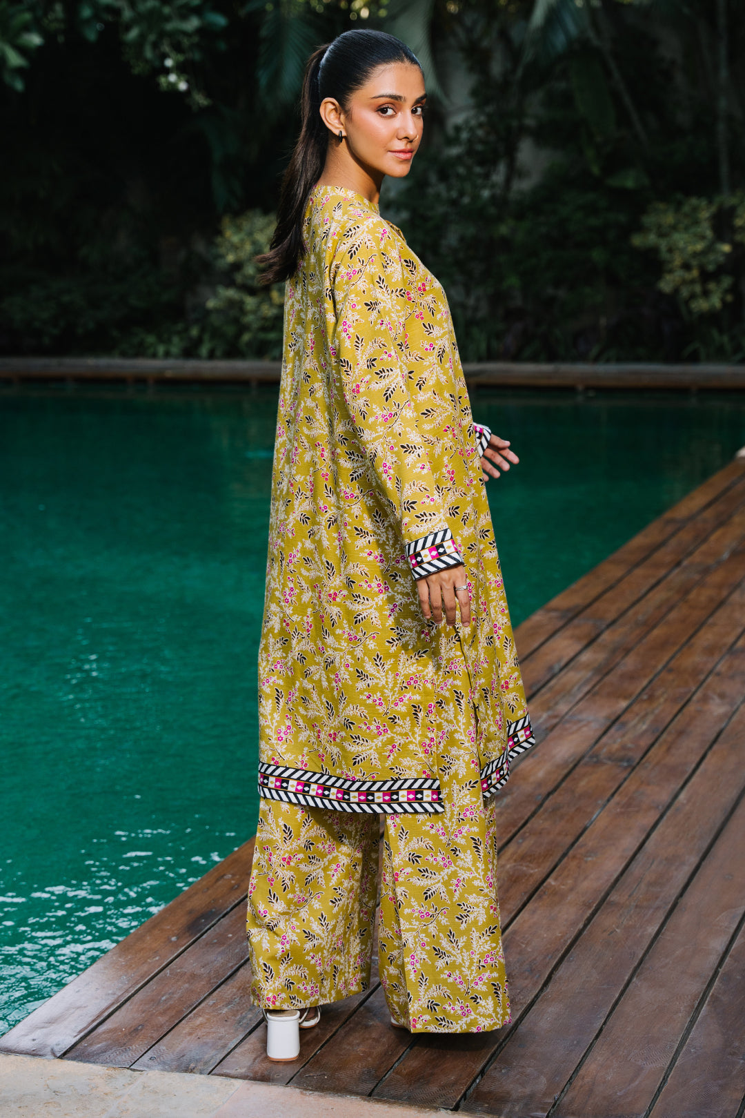 Zellbury | Unstitched 2 Piece Khaddar | Shirt Shalwar - 0164 - House Of Hania