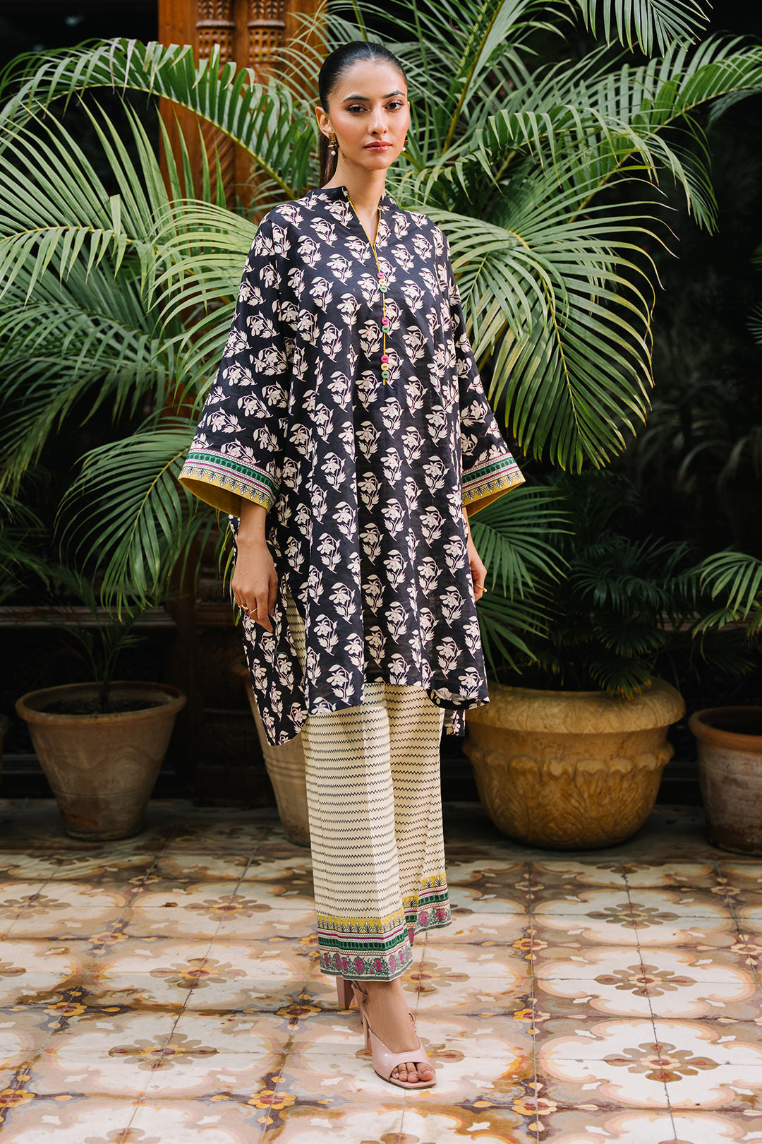 Zellbury | Unstitched 2 Piece Khaddar | Shirt Shalwar - 0166 - House Of Hania