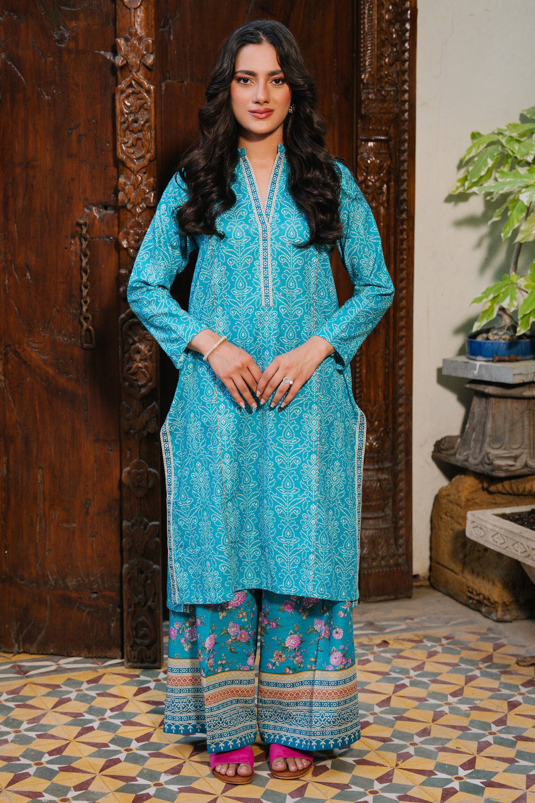 Zellbury | Unstitched 2 Piece Khaddar | Shirt Shalwar - 0168 - House Of Hania