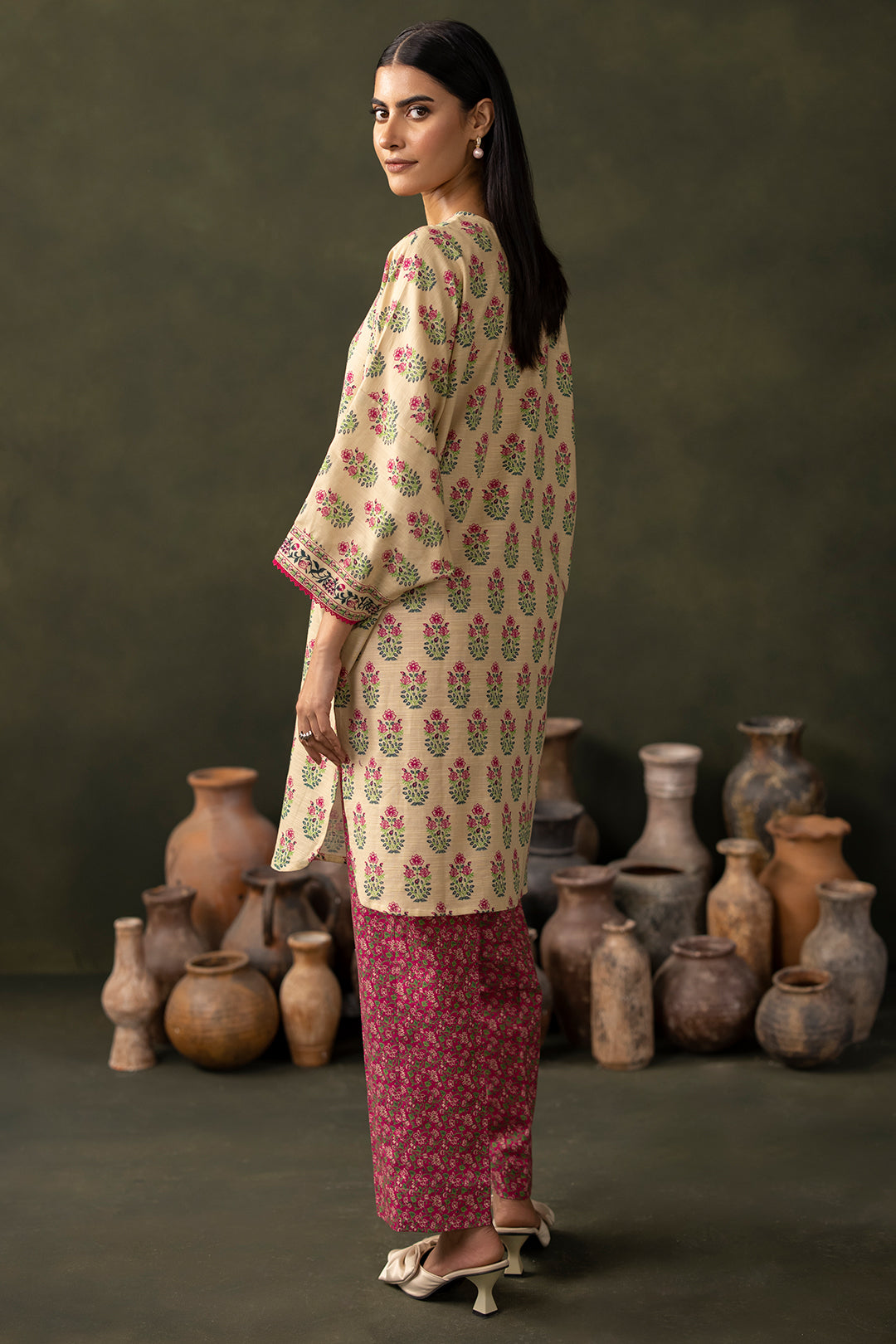 Zellbury | Unstitched 2 Piece Khaddar | Shirt Shalwar - 0256 - House Of Hania