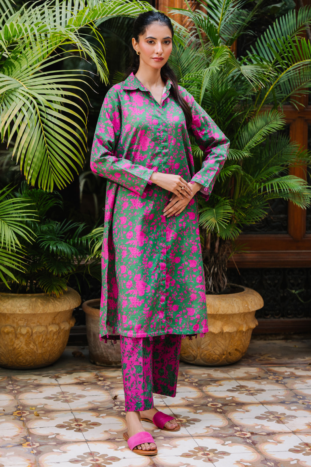 Zellbury | Unstitched 2 Piece Khaddar | Shirt Shalwar - 0258 - House Of Hania