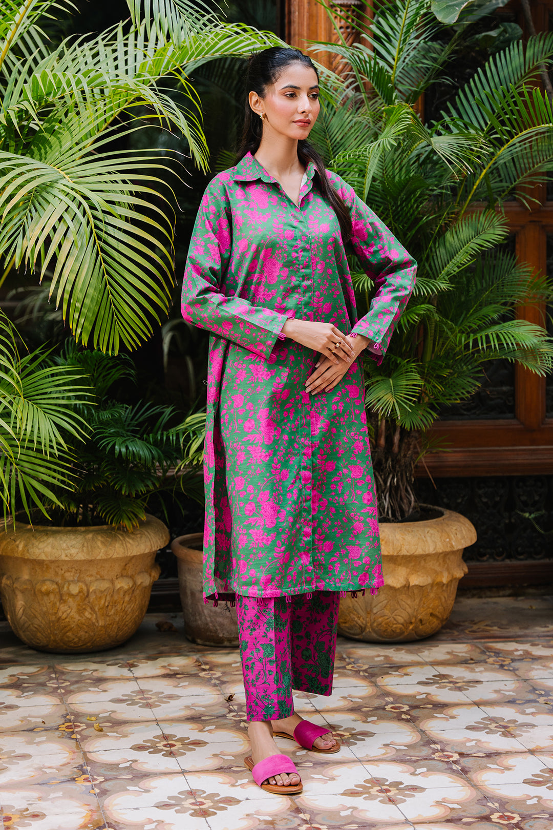Zellbury | Unstitched 2 Piece Khaddar | Shirt Shalwar - 0258 - House Of Hania