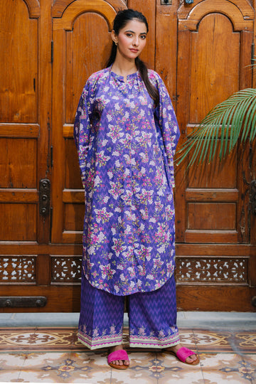 Zellbury | Unstitched 2 Piece Khaddar | Shirt Shalwar - 0259 - House Of Hania