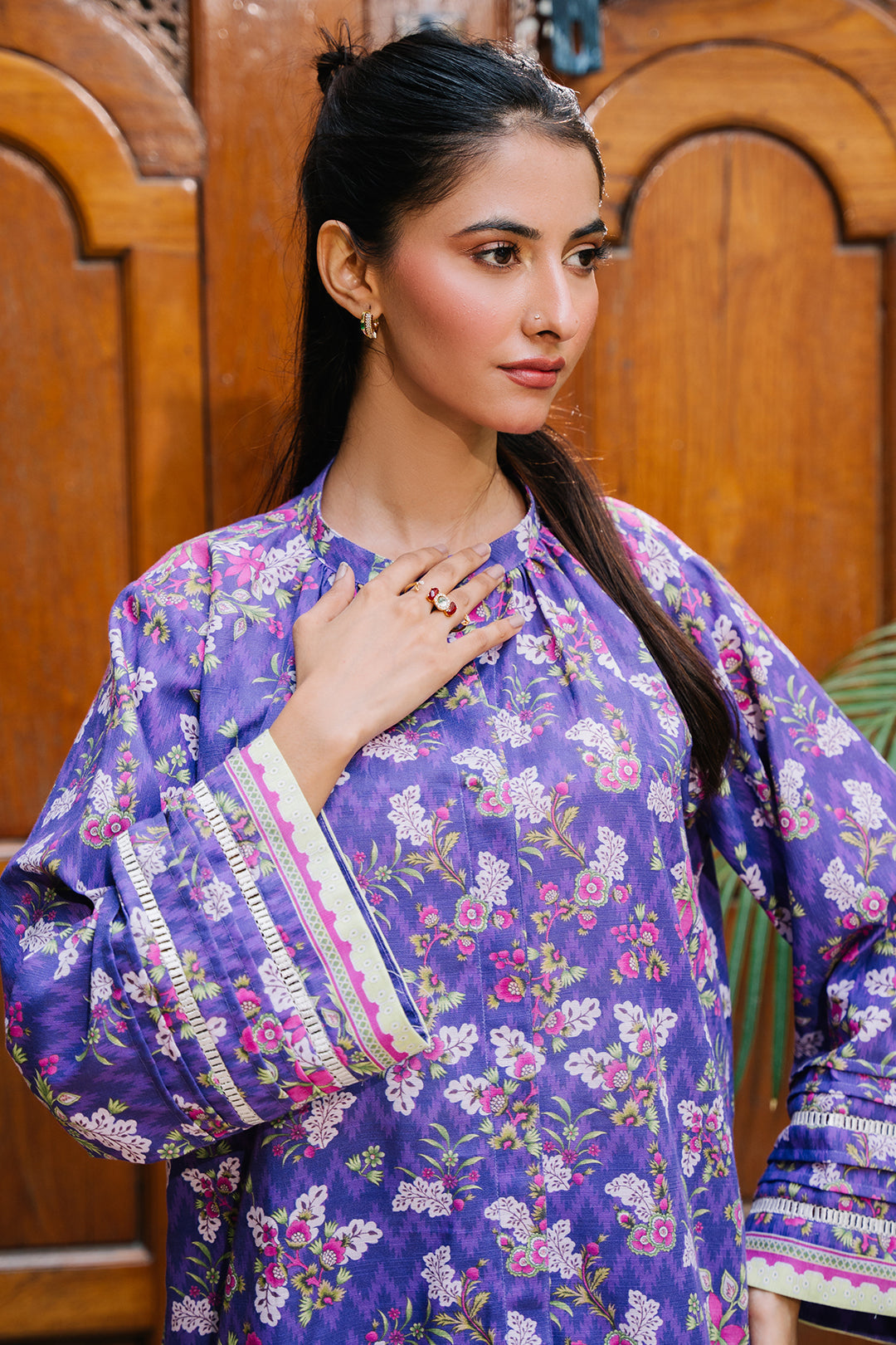 Zellbury | Unstitched 2 Piece Khaddar | Shirt Shalwar - 0259 - House Of Hania
