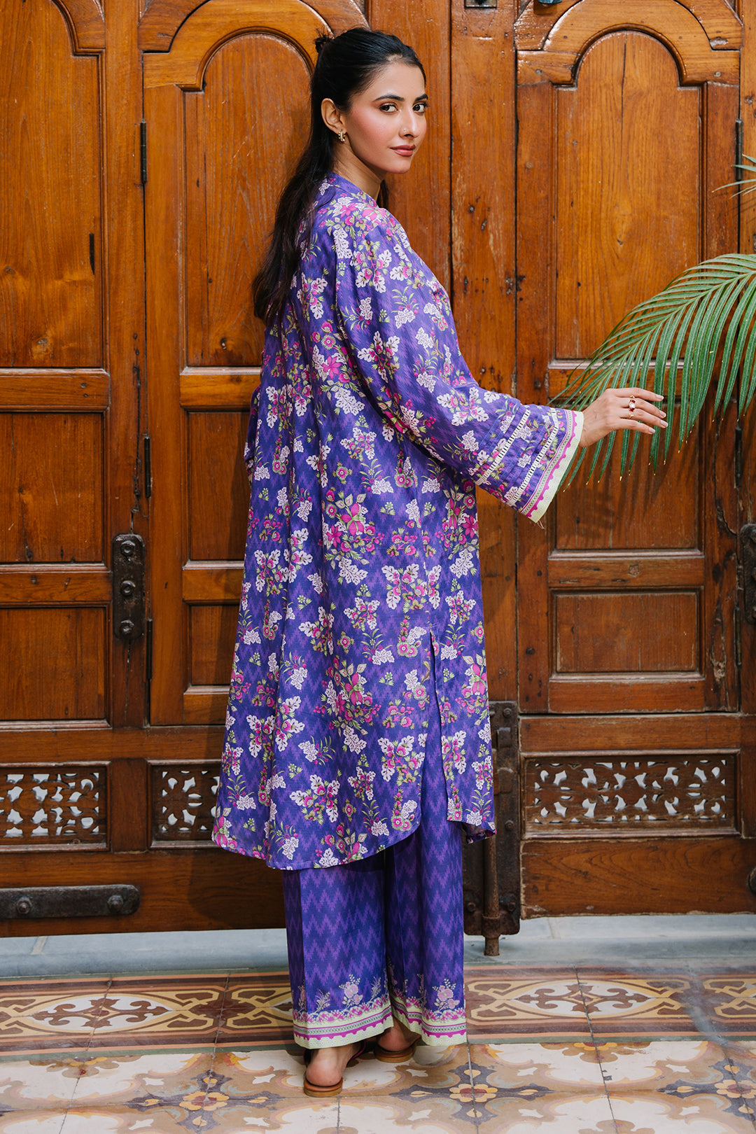 Zellbury | Unstitched 2 Piece Khaddar | Shirt Shalwar - 0259 - House Of Hania