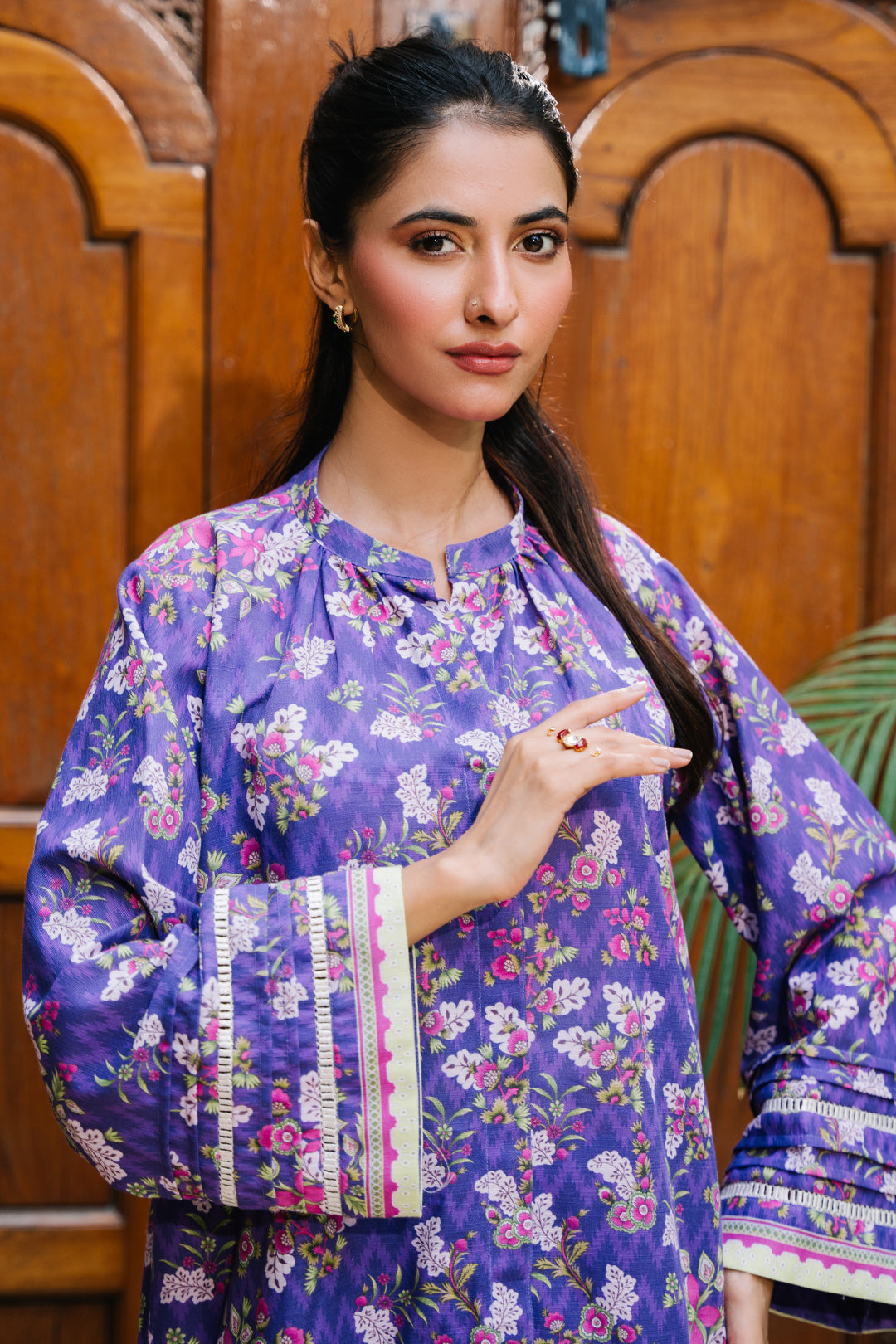 Zellbury | Unstitched 2 Piece Khaddar | Shirt Shalwar - 0259 - House Of Hania